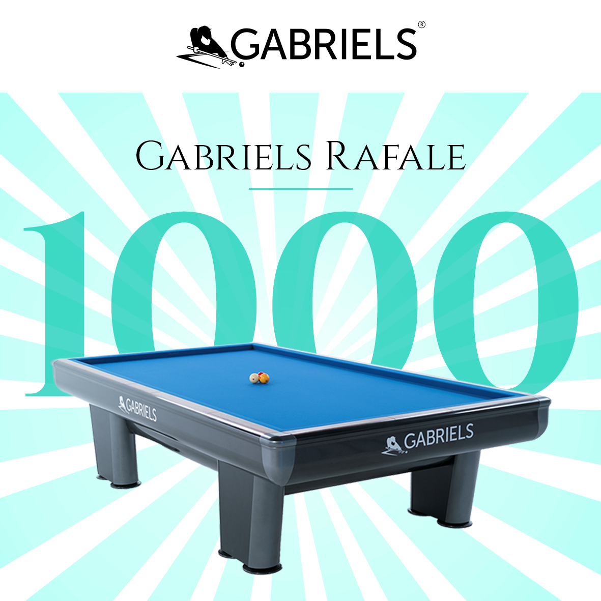CuePoint billiards news cover image for Gabriels Reaches 1,000-Unit Milestone for Rafale Tables in South Korea